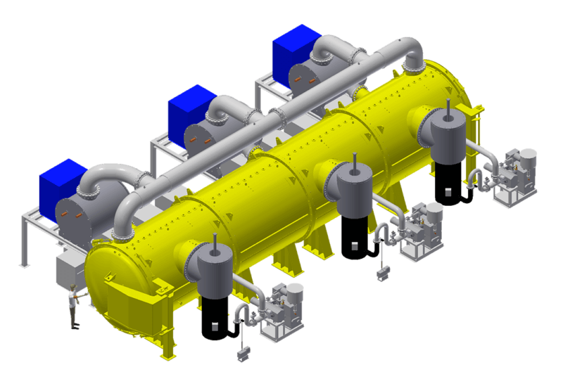48 ft vacuum furnace