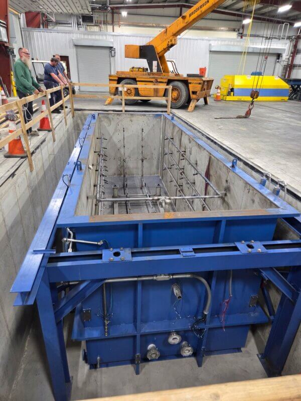 Water Quench titanium drop bottom furnace