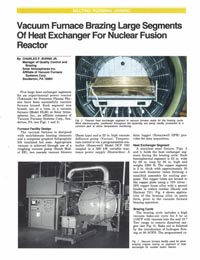 Vacuum Furnace Brazing Large Segments of Heat Exchanger For Nuclear Fusion Reactor