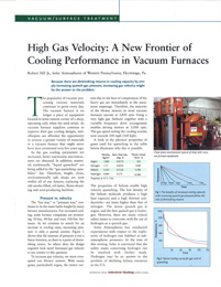 High Gas Velocity: A New Frontier of Cooling Performance in Vacuum Furnaces
